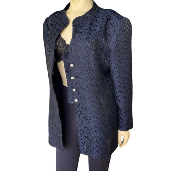 La Bottega Women’s Button Front Blazer Jacket - Picture 9 of 13